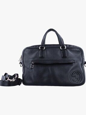 Gucci Soho Black Leather Handbag